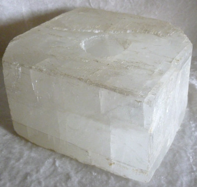 Calcit weiß Quellstein Brunnenstein ca.14x13cx7m ca. 2670g Kugelständer NEU