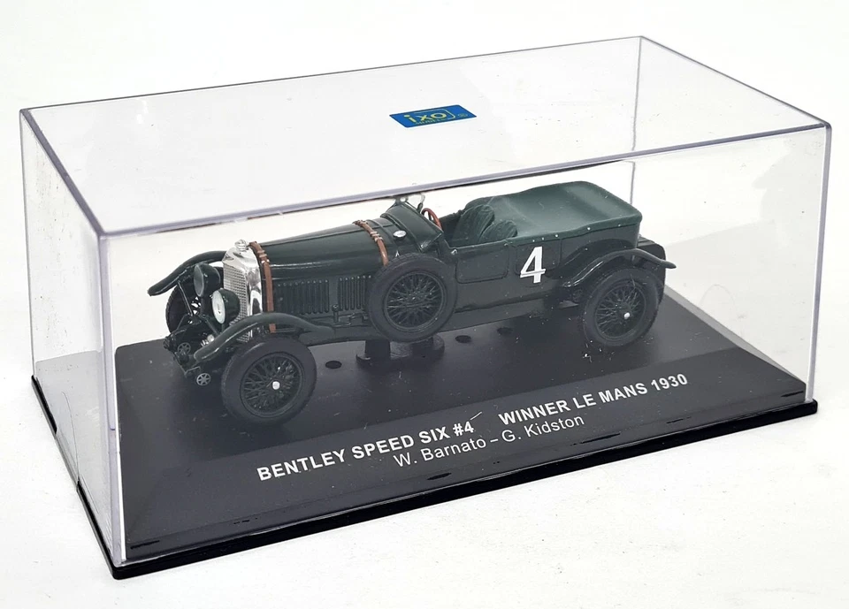 Ixo 1/43 - Bentley Speed Six #4 ganador Le Mans 1930 coche modelo a escala fundido a presión Foto 3 de 4