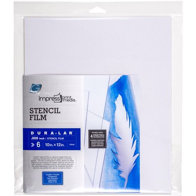 3 Pack Grafix Impress Stencil Films 6/Pkg-10''X12'' 5SF1012
