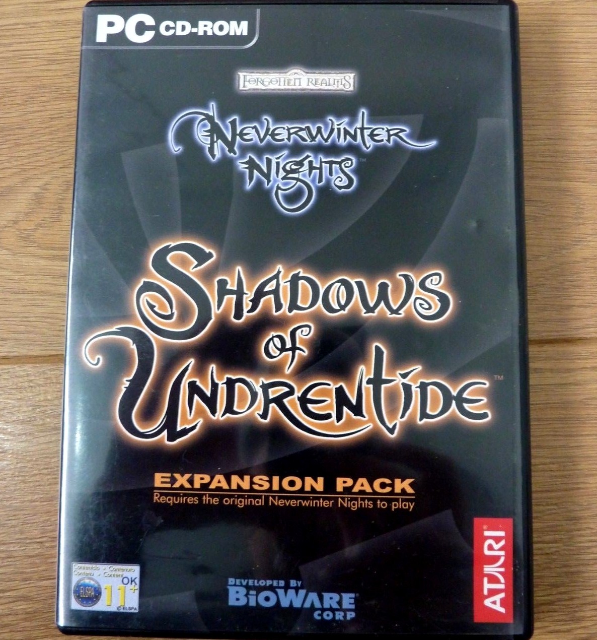 Neverwinter Nights Shadows of Undrentide Expansion Pack for PC CD Rom