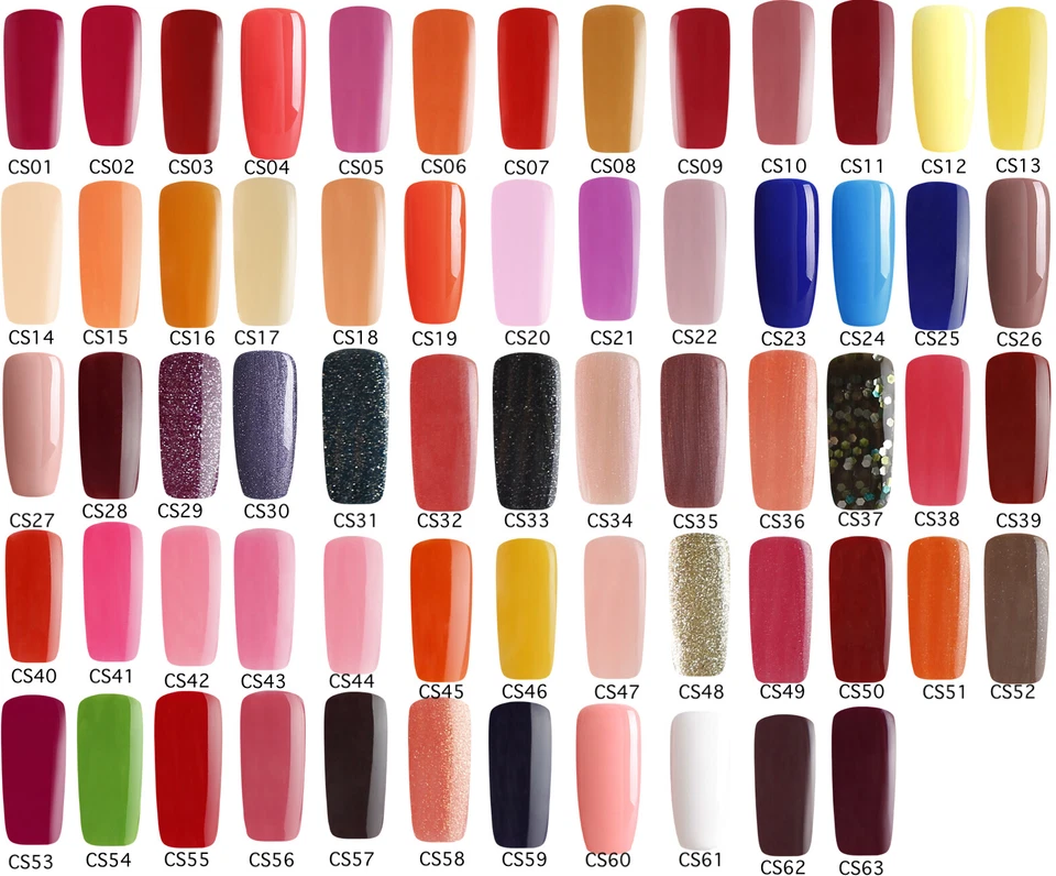 BLUE SKY BLUESKY GEL POLISH POPULAR BEST SELLERS CS RANGE UV LED SOAK OFF CS01 - CS63