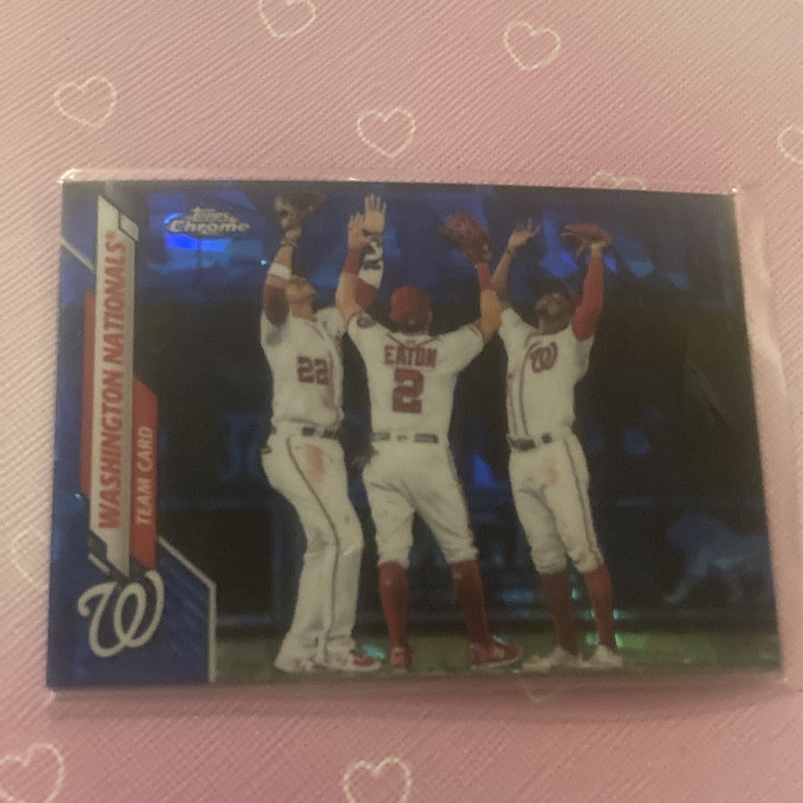 2020 Topps Chrome Sapphire Edition - #329 Washington Nationals Juan Soto