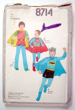 1978'S DC COMICS PATTERN No.8714  BATMAN  PATRON SIMPLICITY, No.8714