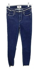 Paige Jeans Womens 27 Verdugo Ankle Dark Wash Surged Waist Detail Jeans