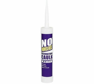 No Nonsense Decorators Caulk Gap Cracks Wall Skirting Ceiling