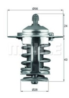 Mahle Thermostat FüR Mitsubishi Lancer IV V VI VII Viii,Outlander I II