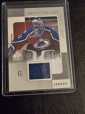 2000 Upper Deck SP Game Used Patrick Roy Tools of the Game Game-Used Jersey