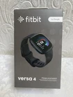 Fitbit Versa 4 Fitness Tracker Black Watch New In Box