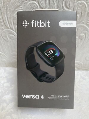 Fitbit Versa 4 Fitness Tracker Black Watch New In Box