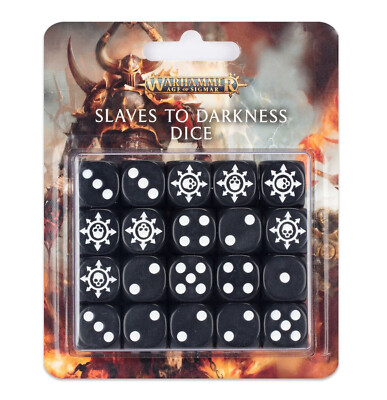Warhammer Age of Sigmar Slaves to Darkness Würfel Set 20 x 16 mm Sealed 