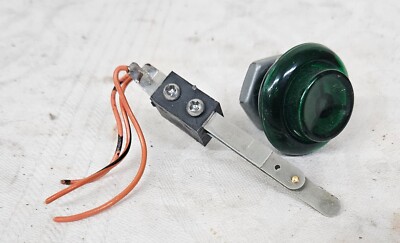 1980 Williams Defender ORIGINAL Translucent GREEN Arcade Leafswitch Button NICE