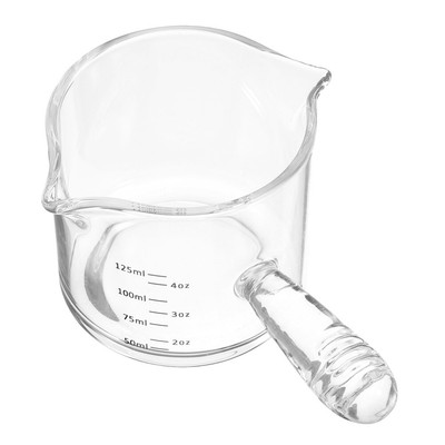  Double Shot Cup Glas Espressotasse Glas Milchaufschäumkrug für Kaffee Tee Milch