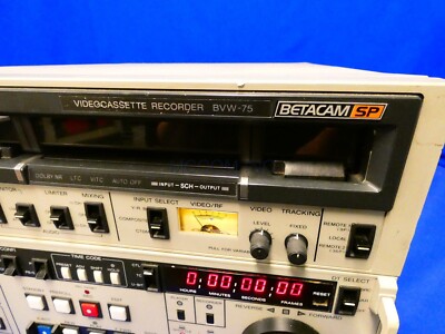 Sony BVW-75 Betacam SP Player New upper drum & Pinch Roller PICKUP