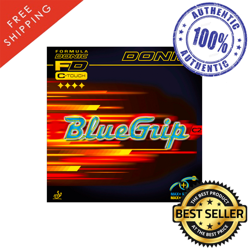 Donic BlueGrip C2 Table Tennis and Ping Pong Rubber, Choose Color and