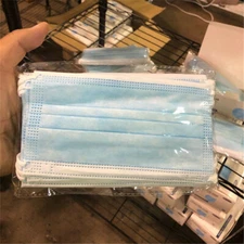 [50 Pcs]Disposable Face Mask Non Medical Surgical 3-Ply Earloop