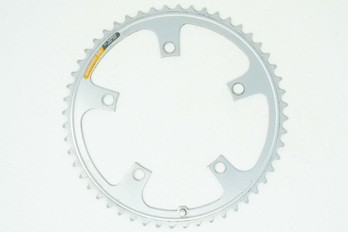 NOS PLATEAU SHIMANO 9s 130 BCD 52T B-52/39 CHAINRING *NEW OLD