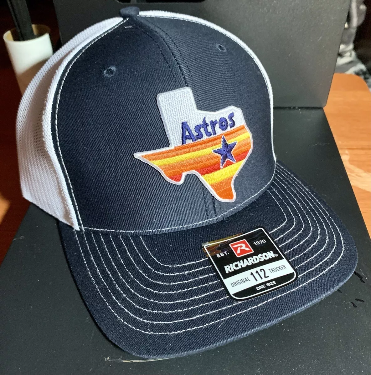 astros rainbow hat