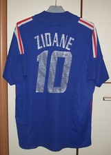 France 2002-2004 Home football shirt jersey Adidas 10 Zidane