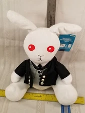Anime Kuroshitsuji Black Butler Sebastian Bitter Rabbit Bunny Plush Doll 30cm