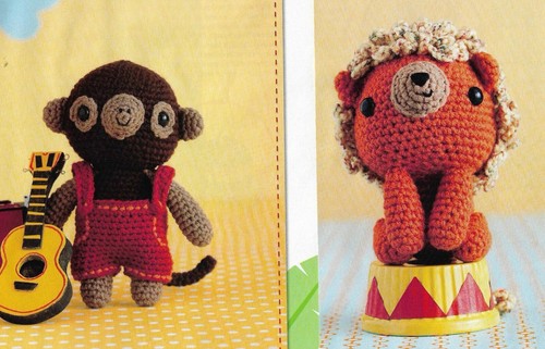 The Runaway Menagerie Panda 6 Stuff Animals Toy Crochet Pattern Instructions Ebay