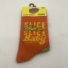 Crazy Socks, Womens, Food, Slice Slice Baby, Crew Socks, Novelty Silly Fun Cute
