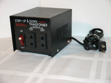 Saiko Step Up / Step Down Transformer 110V/220V Output 110V/200V/220V240V Input