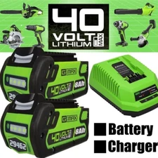 40V 8Ah For Greenworks G-MAX Lithium Battery /Charger 29472 29462 29252 20202
