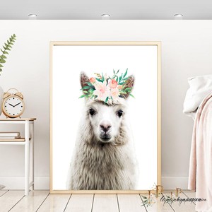 llama nursery decor
