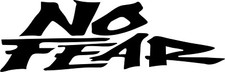 NO FEAR die cut VINYL DECAL Bumper Sticker 1990s 90s