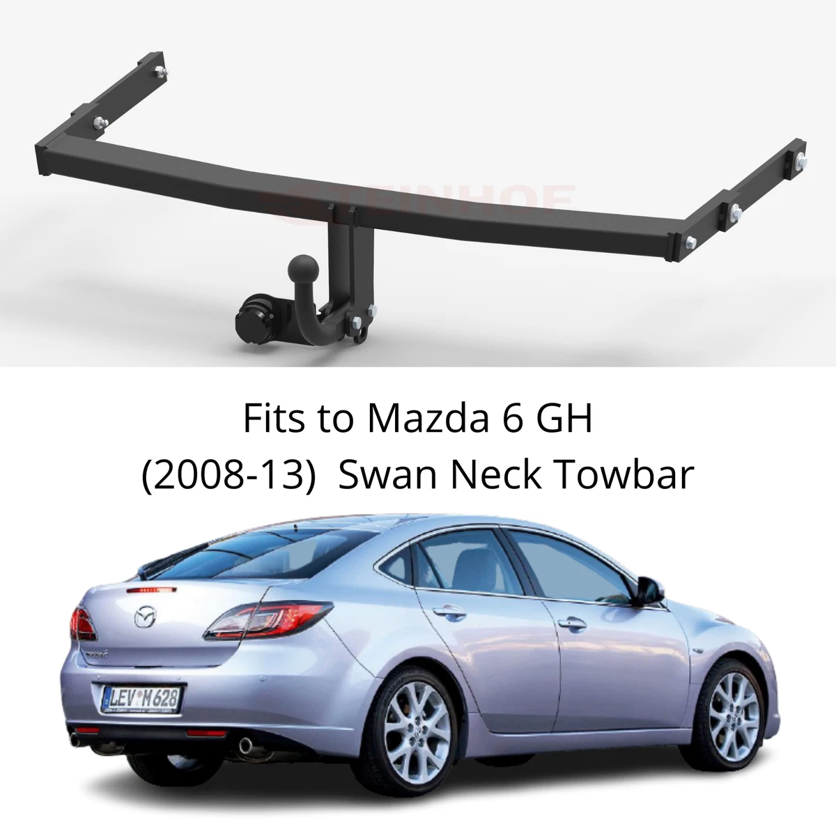 Mazda 6 tow cheap bar fitting cost