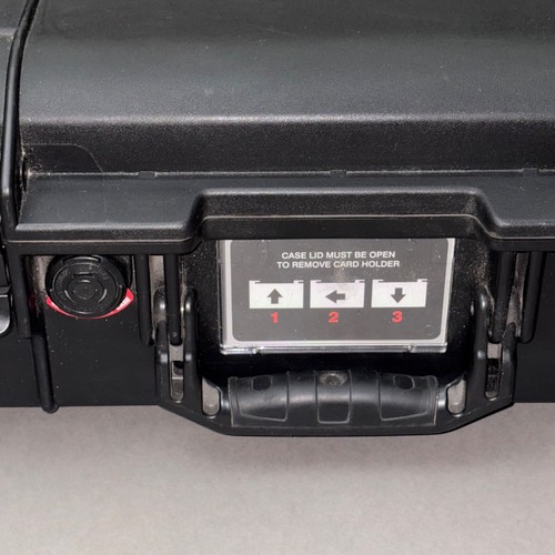 PELICAN 1458 AIR CASE - Travel Hard Case Lightly Used Black - Zdjęcie 3 z 14