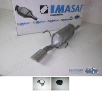 Imasaf ESD Auspuff Endtopf+Anbauteile für Opel Astra H Cabrio Twintop 1.6 2005-