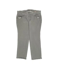 Jag Jeans High Rise Straight Leg Pull On Women's size 22W Gray Denim Jeans