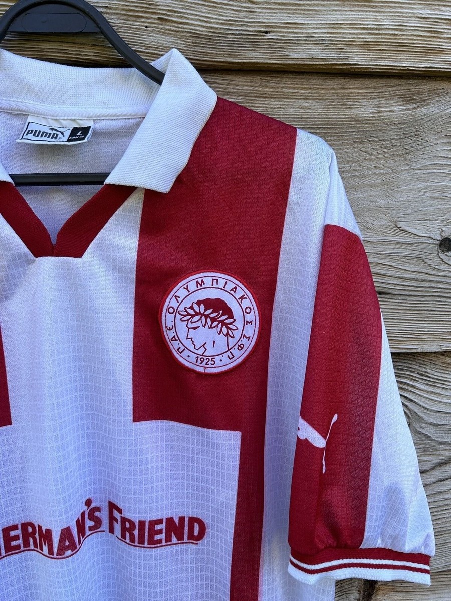 90s Vintage Puma Olympiacos Fc Unreleased Soccer Jersey Size L | eBay