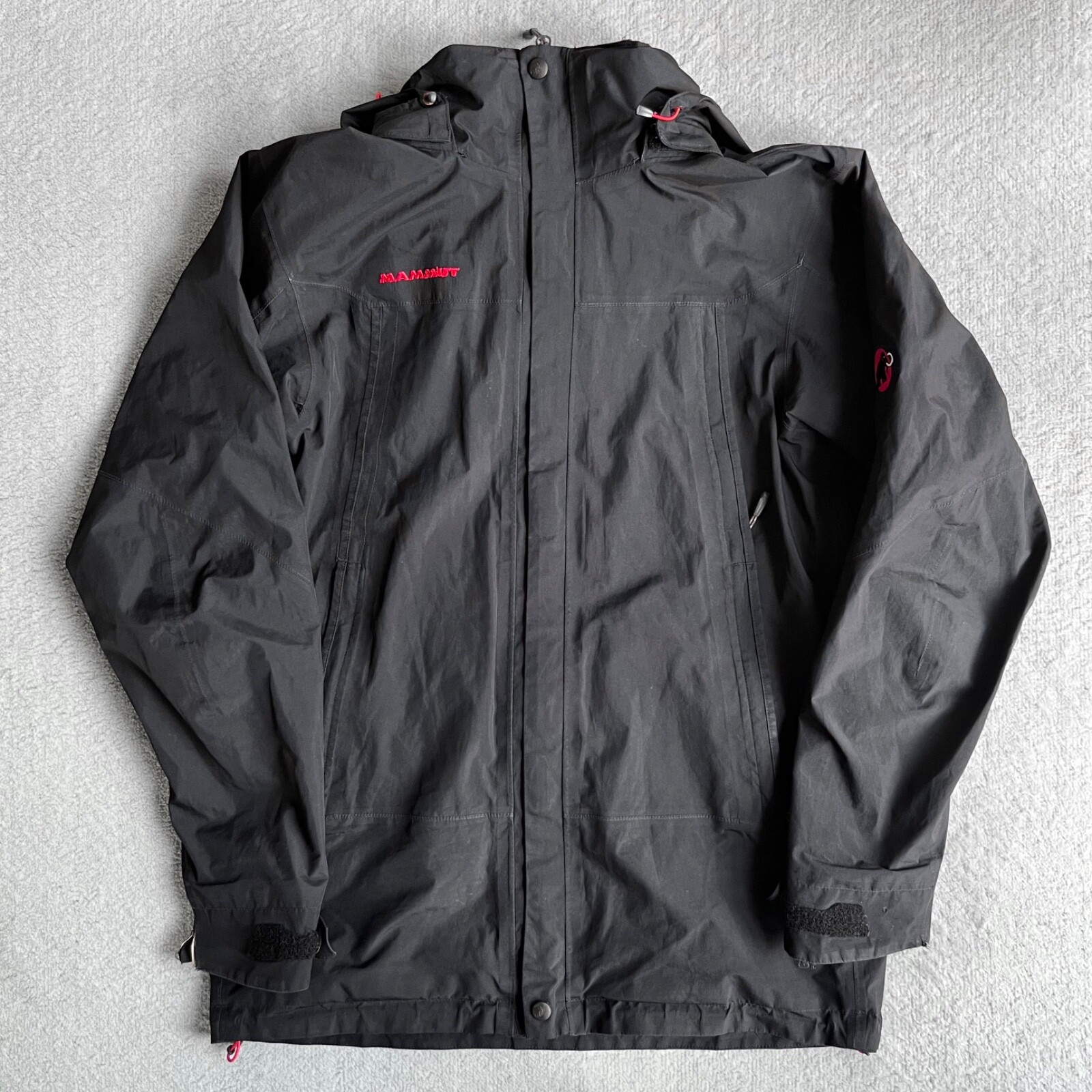 Chaqueta Mammut Para Hombre Mediana Negra Ayako Gore Tex Performance Shell Exterior 09570