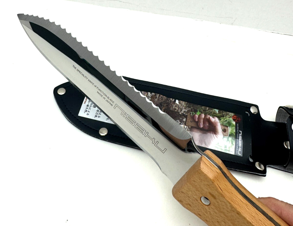 Weeding digging Hori Hori Garden tool Knife 7 inch blade NISAKU NJP650 w/sheath