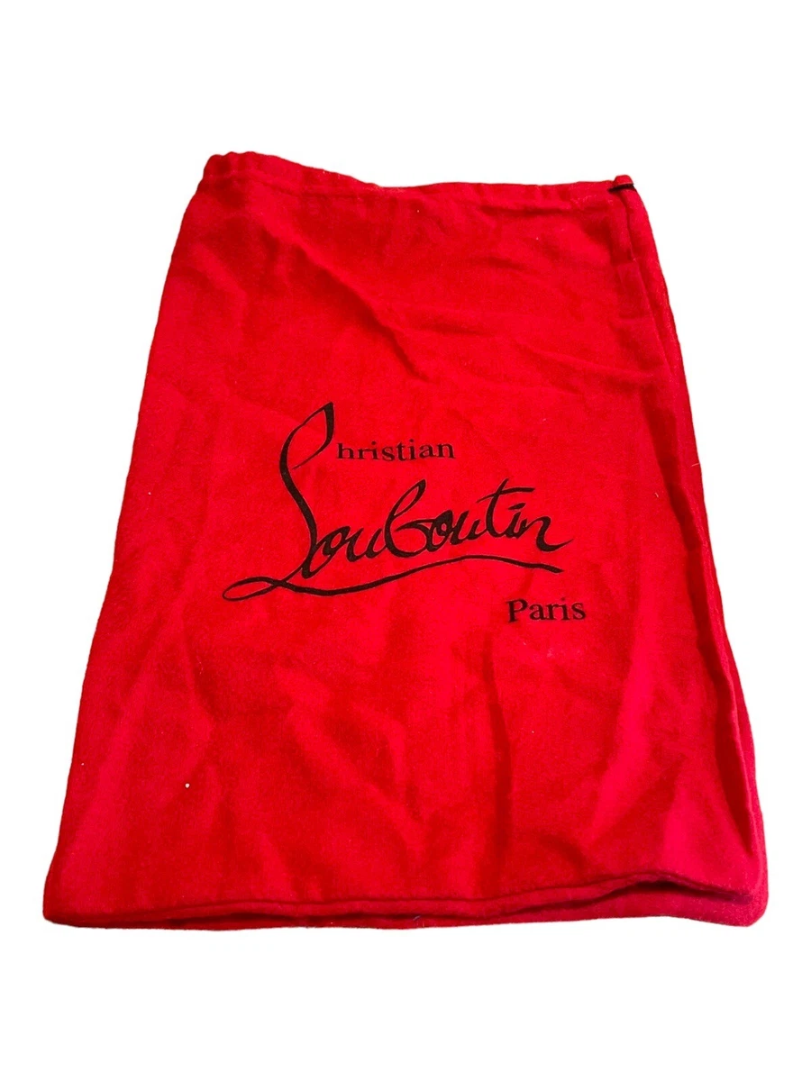 Louboutin shoe hotsell dust bag