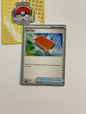 Pal Pad 182/198 2023 Pokemon World Championships Variant Scarlet & Violet Base A
