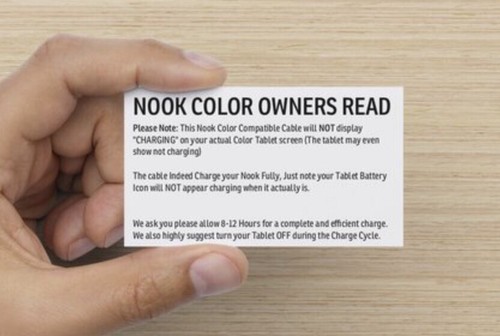 Nook Color Tablet Replacement Charging Cable Charger Cord Wire for Barnes Noble - Picture 7 of 10