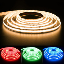 RGBW 2700K COB LED Strip Light 20Ft/6.1M,Ul Listed 24V Color Changing Tape Light