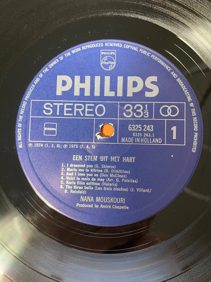 2 Nana Mouskouri Albums LP's from Holland Self & Een Stem Uit Het Hart Both VG - Image 3 of 4