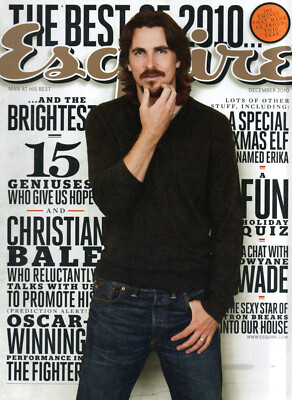 ESQUIRE Magazine December 2010 Christian Bale Beau Garrett Chris Bosh Best of
