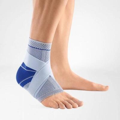 BAUERFEIND ankle brace GREY / BLUE TITAN MalleoTrain S Reduce Pain improve Stabi