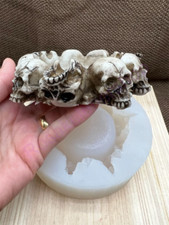 Skull Ashtray handmade silicone mold for craf...