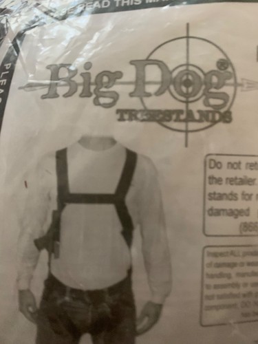  New in Package Big Dog TreeStands Full-Body Fall Arrest Harness BDH 2000S/2001S - Picture 3 of 4