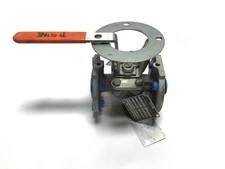 Xomox Tufline 94H719C Sleeved Plug Valve 3/4" Class #150 CF8M 180PSI Max Press