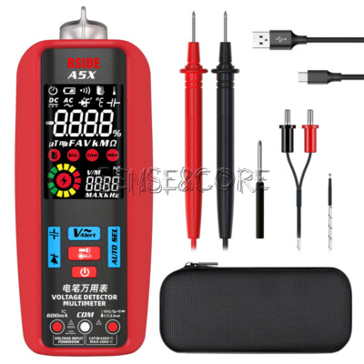 BSIDE A5X Professional Multimeter Voltage Tester VFC NCV Capacitor Ohm Diode-