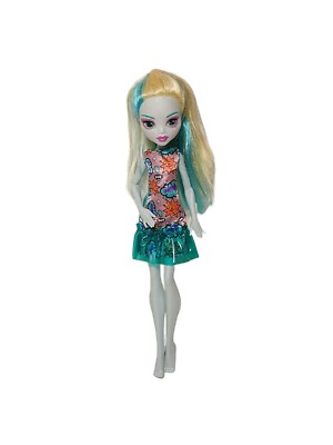 Monster High Comic Book Lagoona Blue Doll With Dress No Shoes 2016 Mattel 
