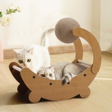 Multi-Function Cat Scratcher Sofa - Cardboard Lounge Bed & Scratch Pad