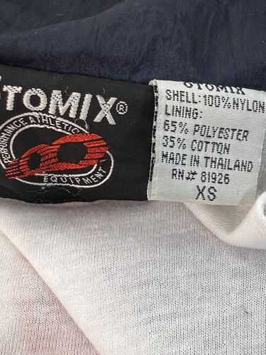 Otomix USA Windbreaker Jacke Logo Track Warm Up Full Zip Gr. XSmall Vintage - Bild 13 von 23